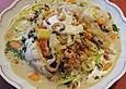 Sauerkrautsuppe mit Fisch