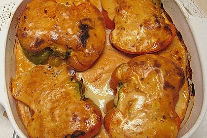 Paprikaschoten gef&uuml;llt mit Sauerkraut 1