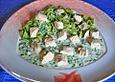 Tagliatelle mit Rucola und Lachs