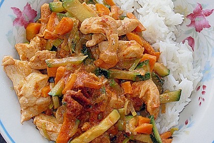 H&auml;hnchencurry Marsala