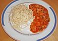 Leberk&auml;se - Pilz - Pfanne