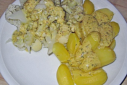 Blumenkohl in Senfsauce 1