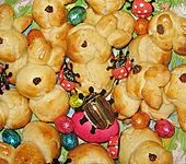 Hasenbr&ouml;tchen mit Quark - &Ouml;l - Teig (Bild)