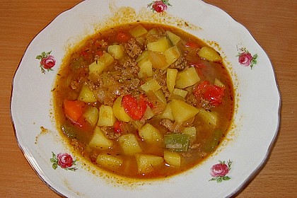 Serbische Kartoffelsuppe 9
