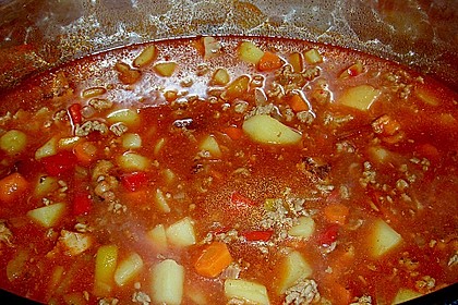 Serbische Kartoffelsuppe 12