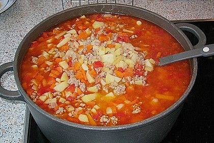 Serbische Kartoffelsuppe 5