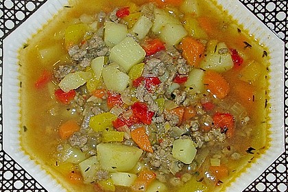 Serbische Kartoffelsuppe 8