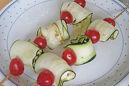 Zucchini - Käse - Spieße 27
