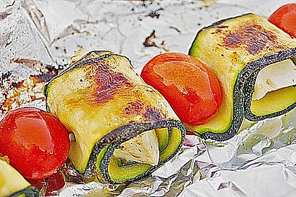 Zucchini - Käse - Spieße 7