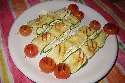 Zucchini - Käse - Spieße 22