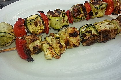 Zucchini - Käse - Spieße 26
