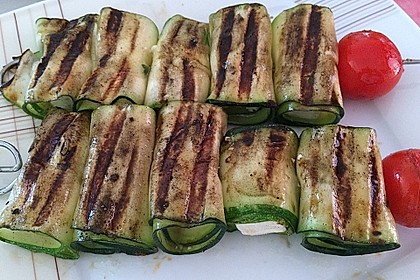 Zucchini - Käse - Spieße 21
