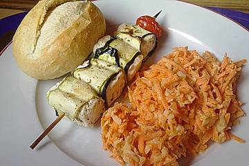 Zucchini - Käse - Spieße