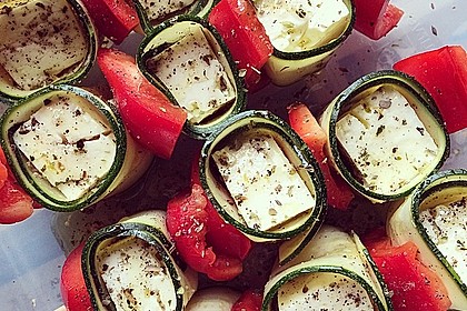 Zucchini - Käse - Spieße 25