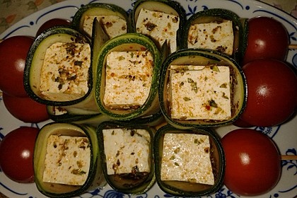 Zucchini - Käse - Spieße 33