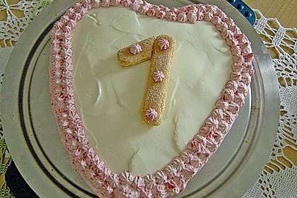 Philadelphia - Torte Pfirsich - Himbeer