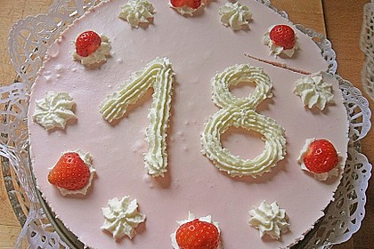 Philadelphia - Torte Pfirsich - Himbeer 4
