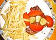 Amerikanisches Schweinesteak