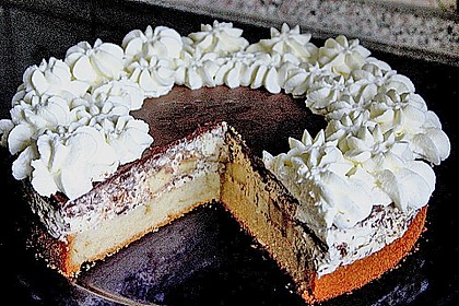 Banana - Split - Torte 1
