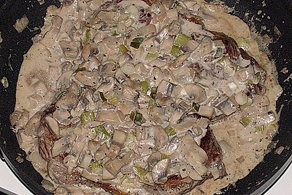 Rumpsteak mit Champignon-K&auml;sekruste 1