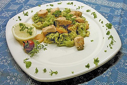 Bunte Reis - Fisch - Pfanne 1