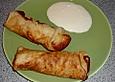 Fr&uuml;hlingsrollen mit Schokolade - Marzipan - F&uuml;llung