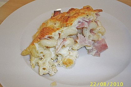 Schinken - Nudel - Auflauf 6