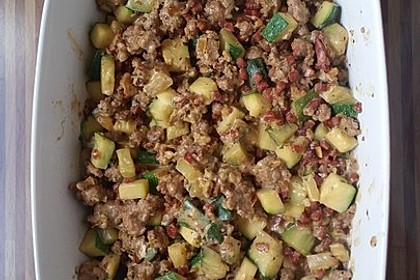 Zucchini - Auflauf 5