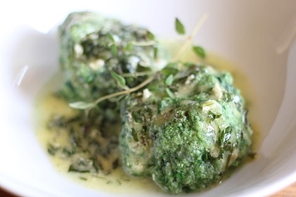 Spinatknödel 3