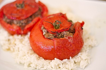 Gefüllte Tomaten mit Hackfleisch 3