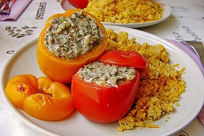 Gefüllte Tomaten mit Hackfleisch 1