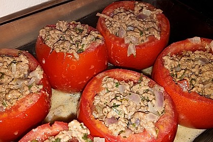 Gefüllte Tomaten mit Hackfleisch 10