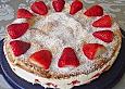 Erdbeer - Flocken - Torte