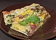 B&auml;rlauch - Pizza mit Salami