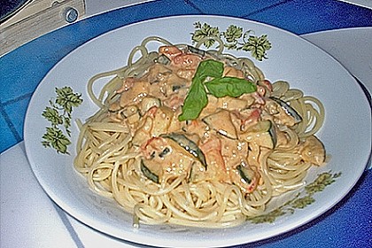 Tomaten - Zucchini - Spaghetti