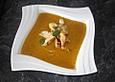 M&ouml;hrencremesuppe mit Putenbrust