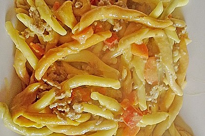 Curryrahm - Nudeln mit Hackfleisch 15