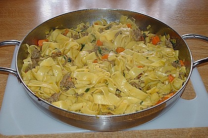 Curryrahm - Nudeln mit Hackfleisch 10