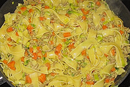 Curryrahm - Nudeln mit Hackfleisch 16
