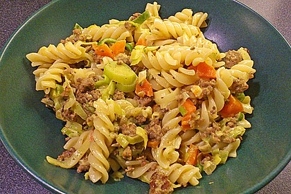 Curryrahm - Nudeln mit Hackfleisch 9