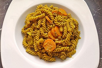Curryrahm - Nudeln mit Hackfleisch 25