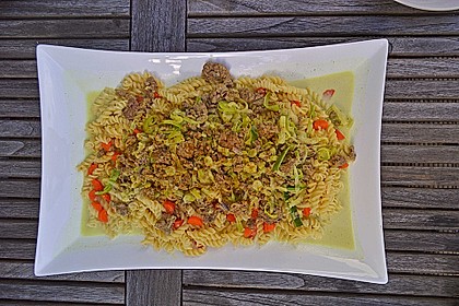 Curryrahm - Nudeln mit Hackfleisch 22