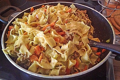 Curryrahm - Nudeln mit Hackfleisch 8