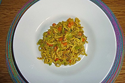Curryrahm - Nudeln mit Hackfleisch 18