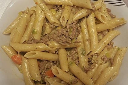 Curryrahm - Nudeln mit Hackfleisch 20