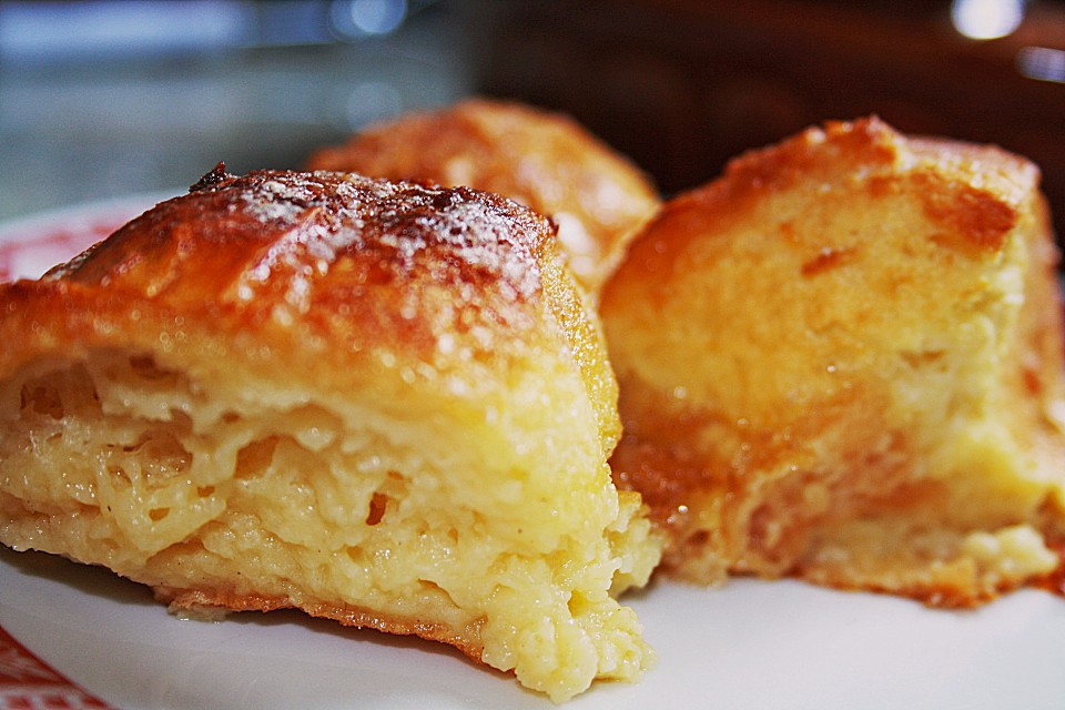 Quark-Brötchen-Auflauf