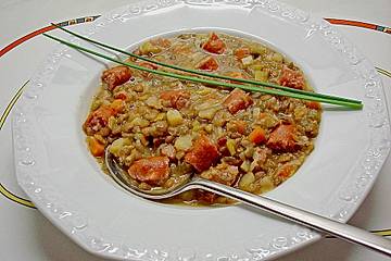 Linsensuppe