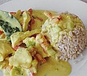 H&auml;hnchencurry indisch in Kokosnussmilch (Bild)