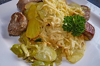Kartoffel - Lauch - Gratin