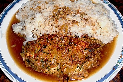 Zwiebel - Sahne - Hähnchen 1